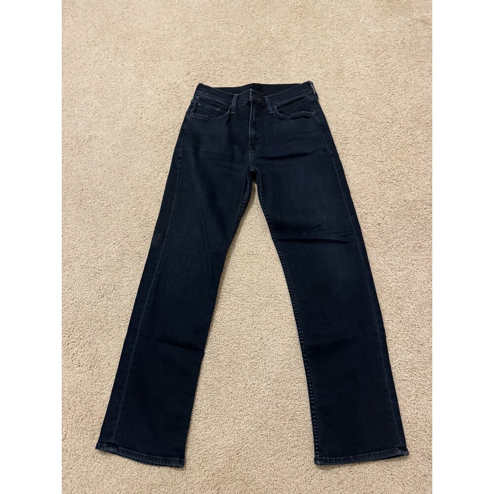 MOTHER The Mid-Rise Rider Ankle - Size 28 - Faded Black